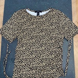F21 Cheetah Print Top